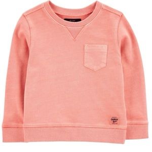 Oshkosh B’gosh French Terry Knit Pullover Sweatshirt | Boys Size 10/12